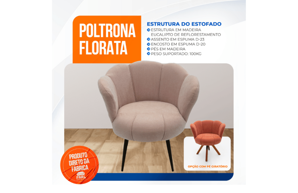 POLTRONA FLORATA