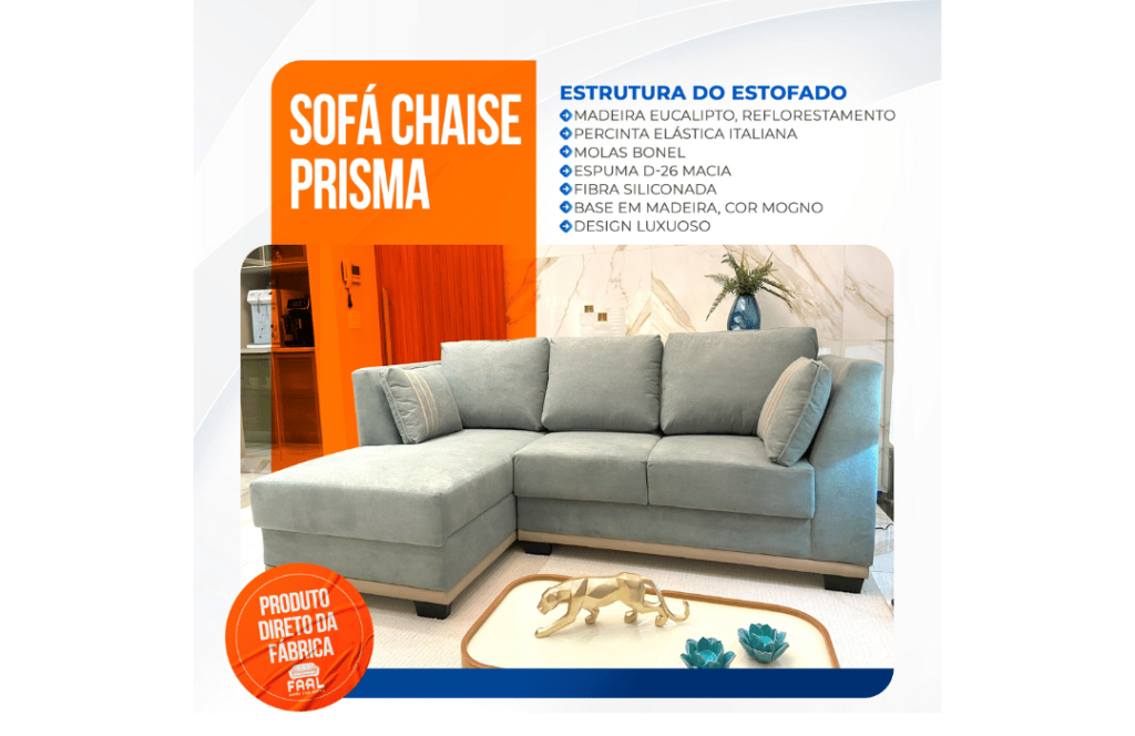 SOFÁ CHAISE PRISMA